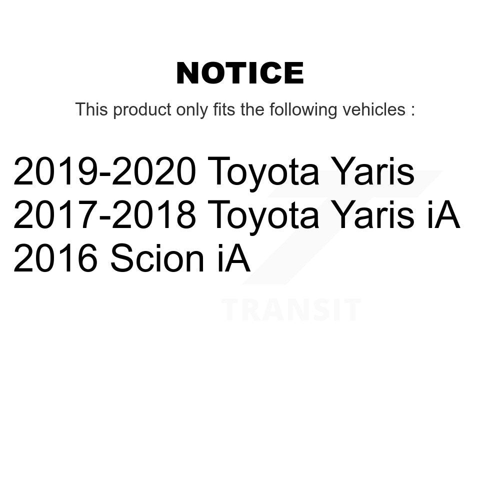Plaquettes de frein à disque semi-métalliques avant pour Toyota Yaris iA Scion PPF-D1852