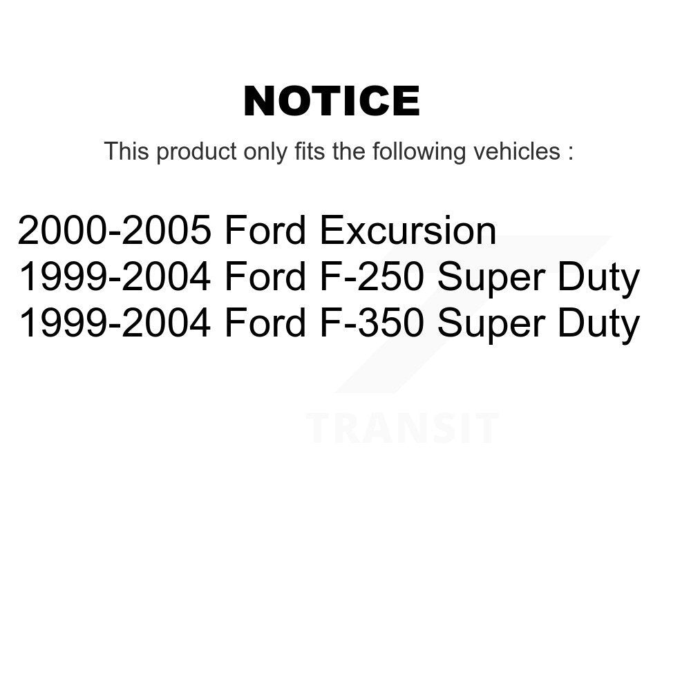 Plaquettes de frein à disque semi-métalliques avant, pour Ford F-350 Super Duty F-250 Excursion