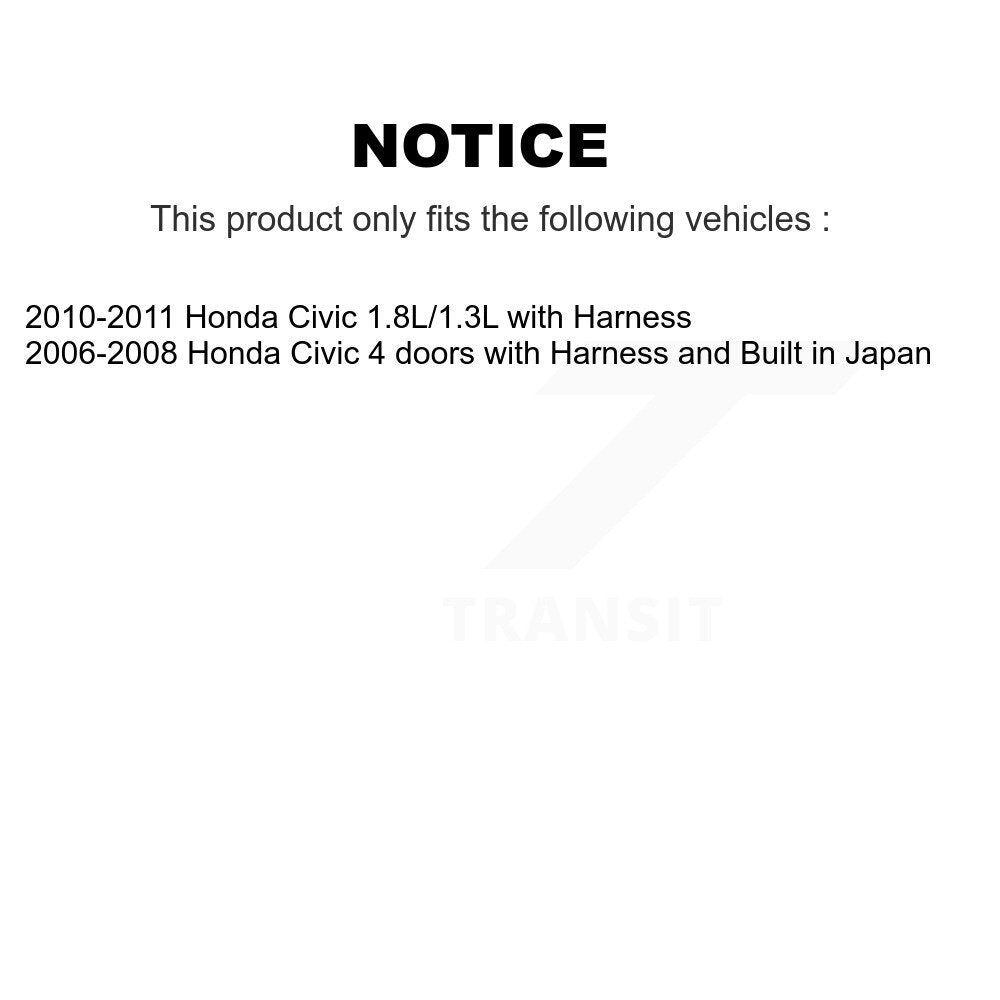 Capteur de vitesse de roue ABS arrière droit pour Honda Civic SEN-2ABS0214