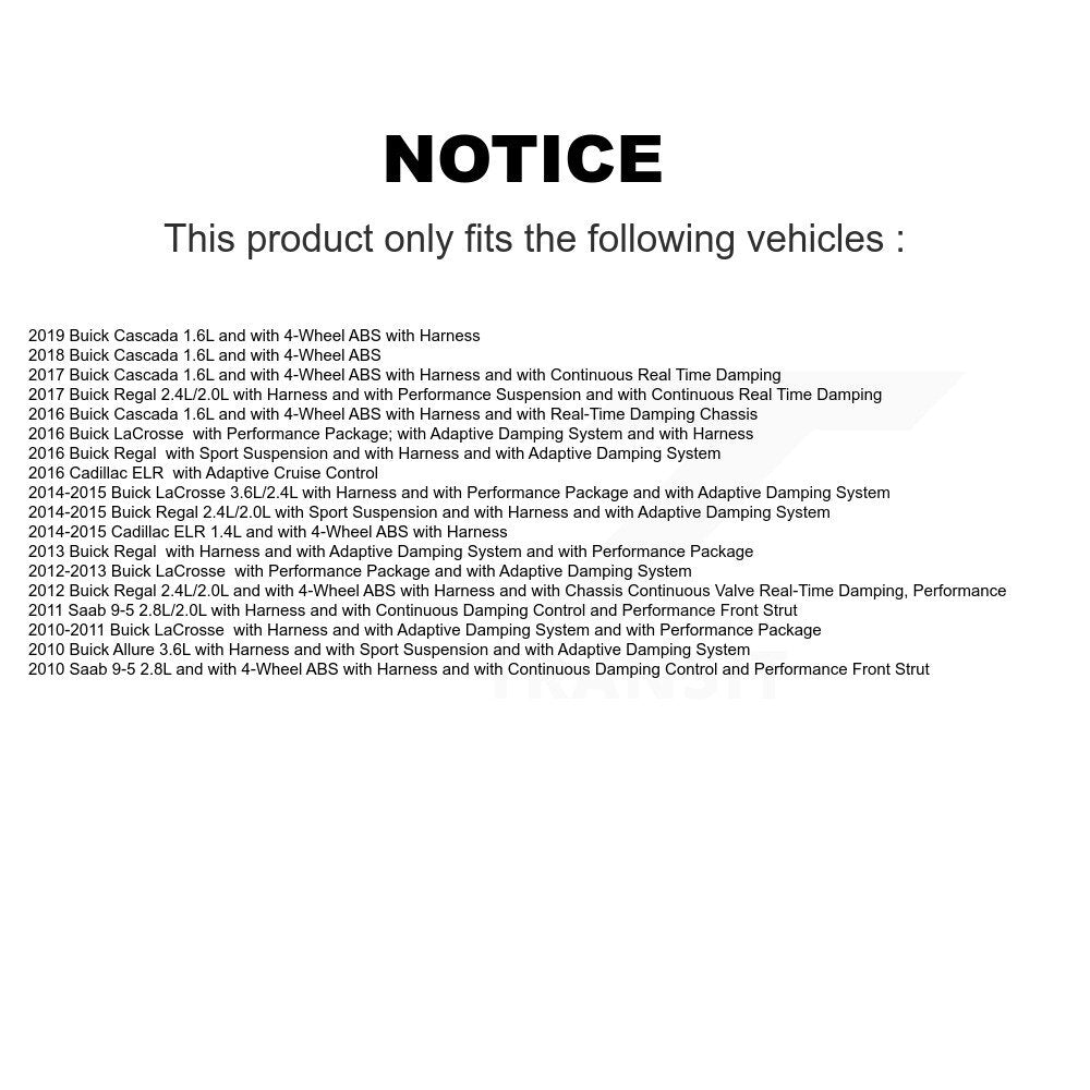 Capteur de vitesse de roue avant ABS, pour Buick LaCrosse Regal Cadillac ELR Saab 9-5