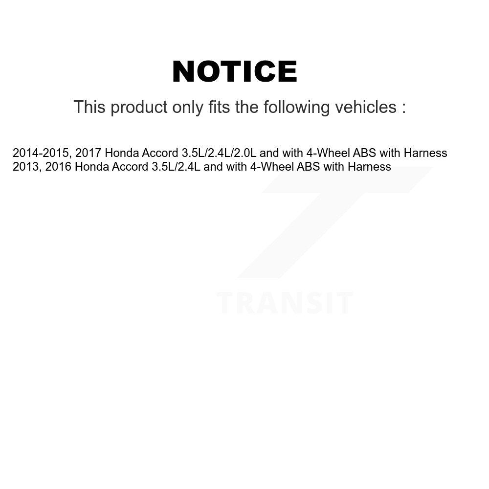 Capteur de vitesse de roue ABS arrière pour Honda Accord avec harnais SEN-2ABS2839