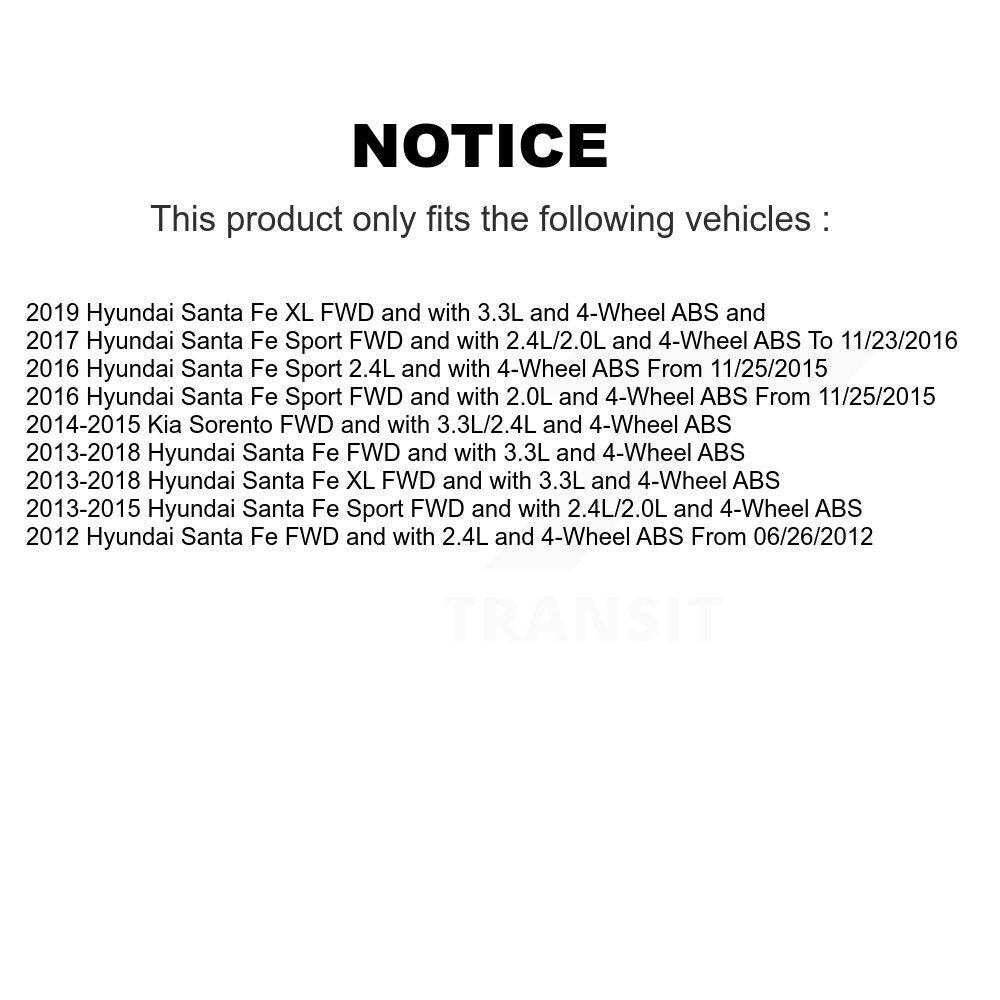 Faisceau de câbles de capteur de vitesse de roue ABS arrière, pour Hyundai Santa Fe Sport Kia XL