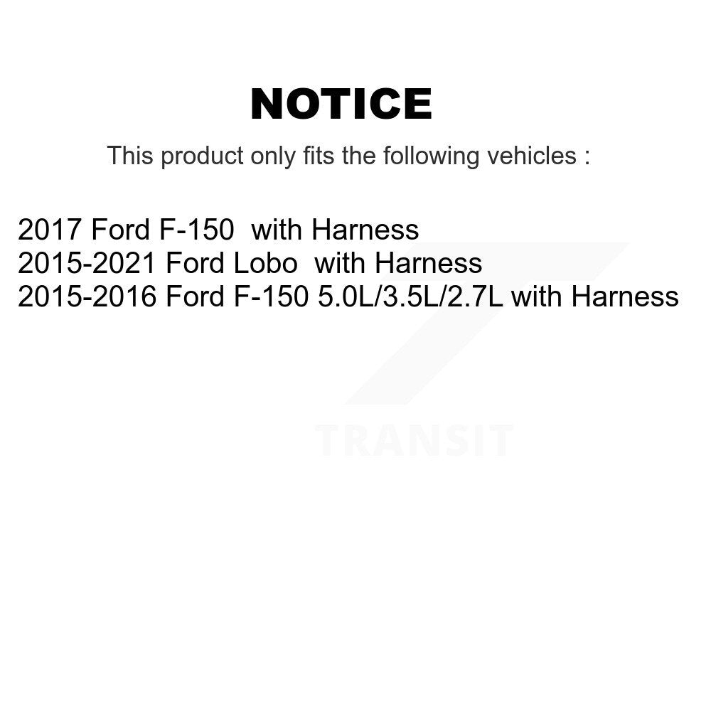 Capteur de vitesse de roue ABS arrière droit pour Ford F-150 Lobo avec harnais SEN-2ABS3176