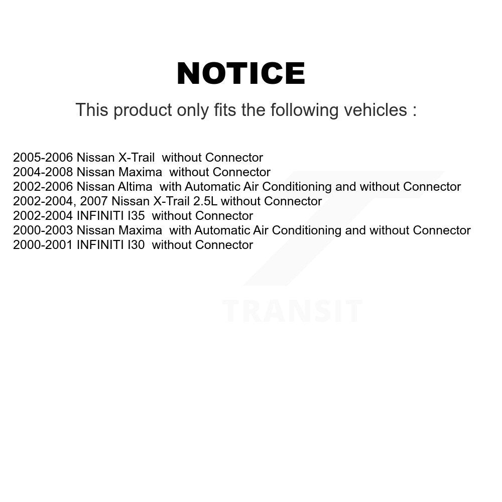 Résistance de moteur de ventilateur CVC, pour Nissan Altima x-trail Maxima INFINITI I35 I30