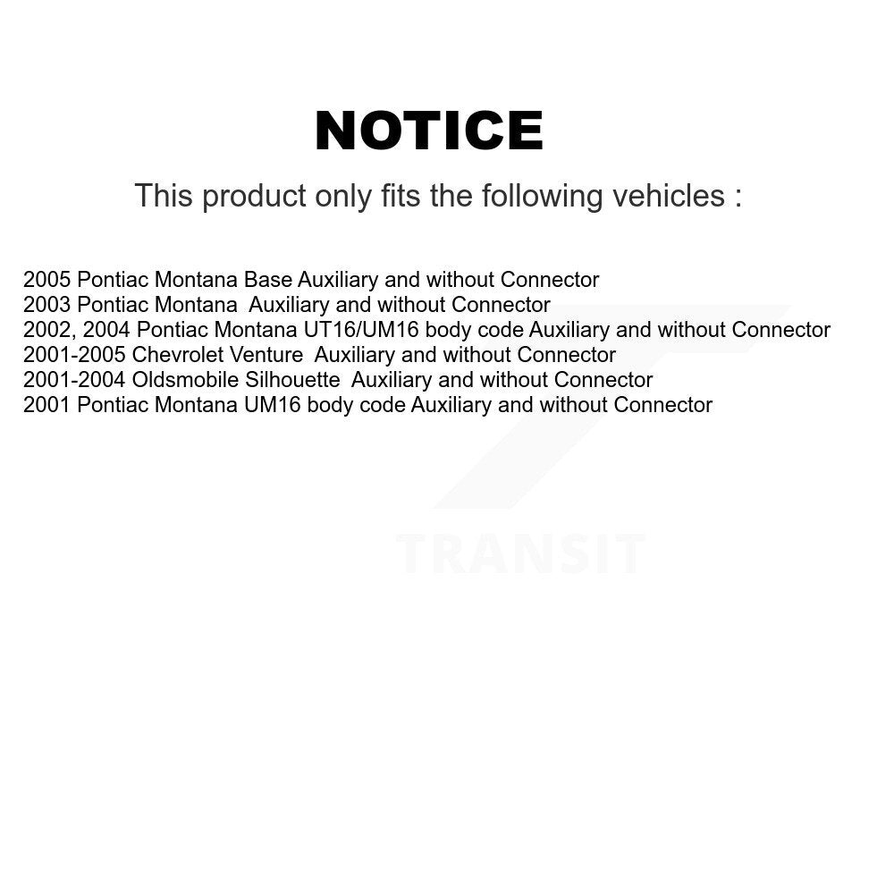 Résistance de moteur de ventilateur arrière HVAC, pour Pontiac Montana Chevrolet Venture Oldsmobil