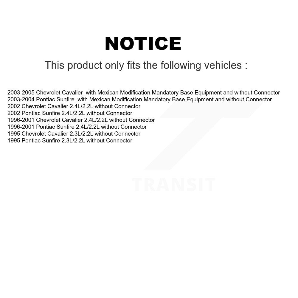 Résistance de moteur de ventilateur HVAC pour Chevrolet Cavalier Pontiac Sunfire SEN-2BMR0136