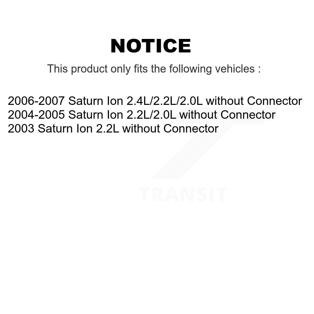 Résistance de moteur de ventilateur HVAC pour Saturn Ion sans connecteur SEN-2BMR1004