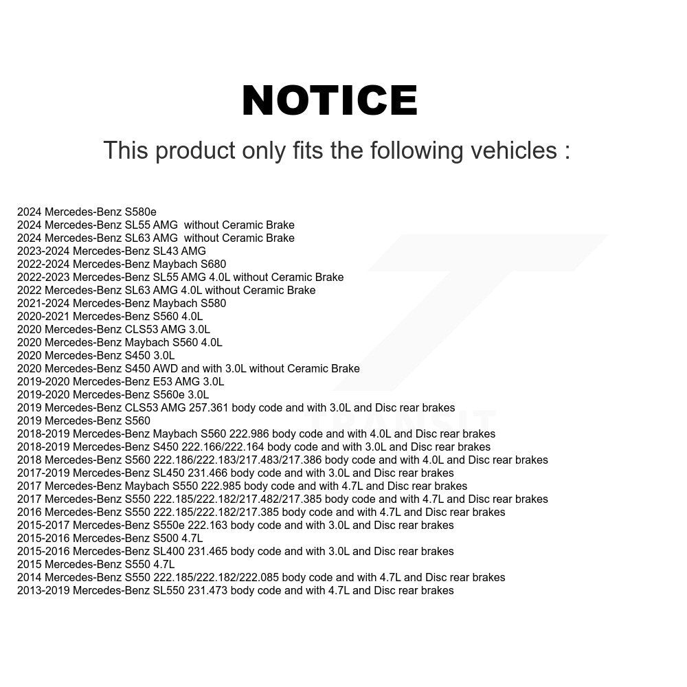 Capteur d'usure des plaquettes de frein, pour mercedes-benz S550 S560 SL550 E53 AMG CLS53 SL63 S45
