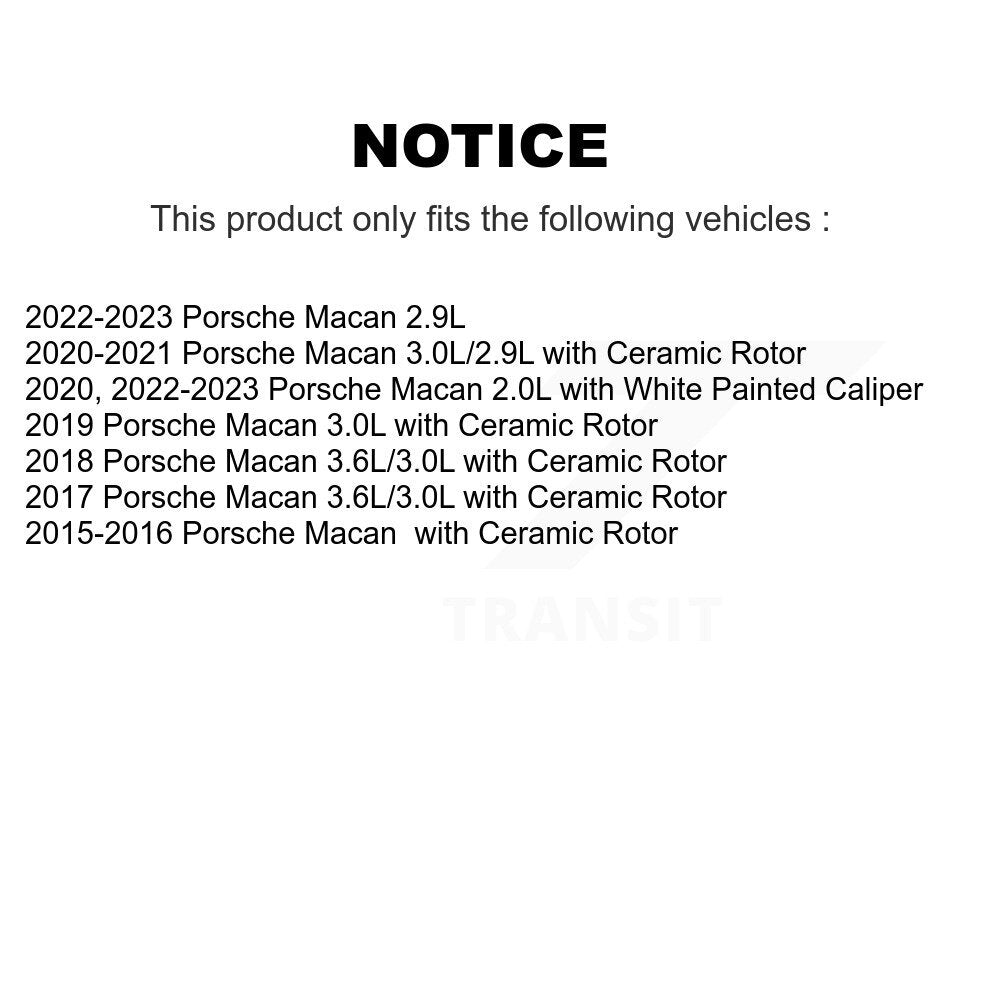 Capteur d'usure des plaquettes de frein pour Porsche Macan SEN-2BWS0027