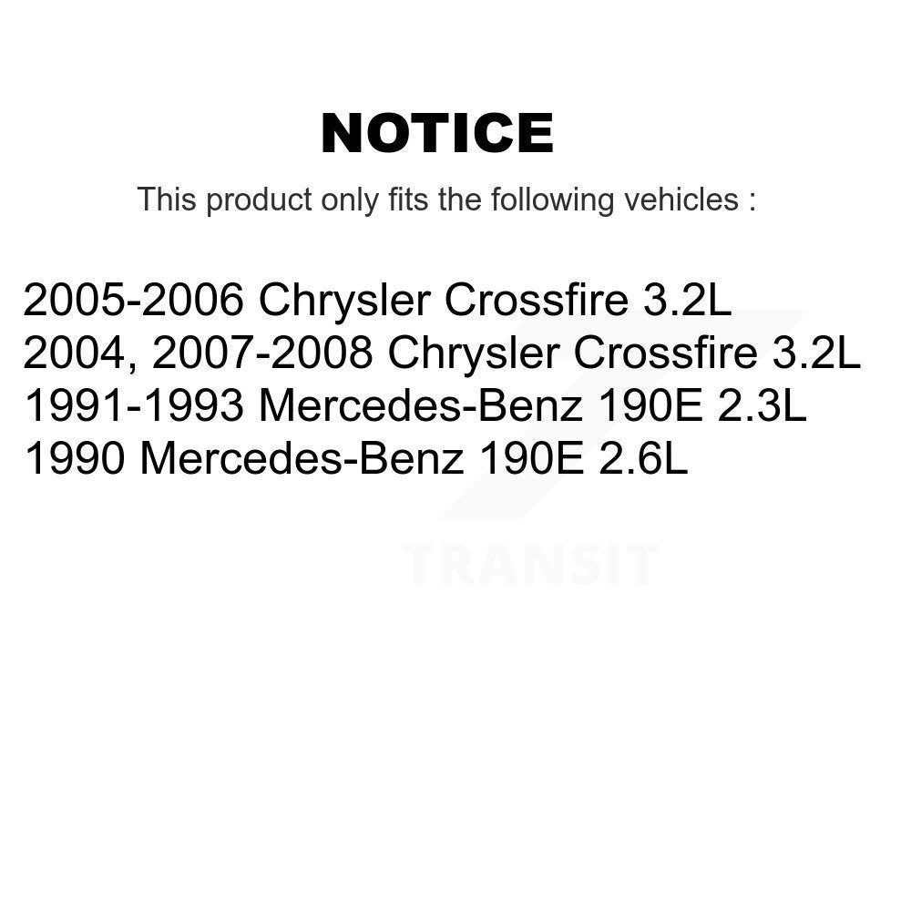 Capteur d'usure des plaquettes de frein pour Chrysler Crossfire Mercedes-Benz 190E SEN-2BWS0042