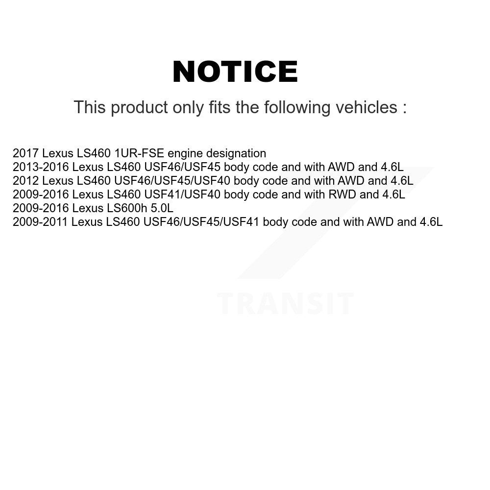Capteur d'usure des plaquettes de frein arrière gauche, pour Lexus LS460 LS600h SEN-2BWS0052