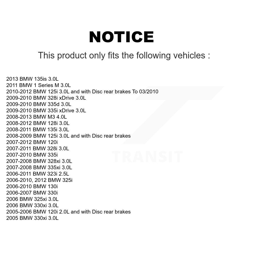 Capteur d'usure des plaquettes de frein arrière, pour BMW 323i 328i 128i 335i xDrive 328xi M3 325i 1
