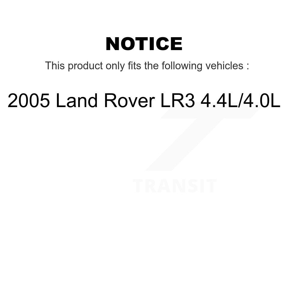 Capteur d'usure des plaquettes de frein avant, pour Land Rover LR3 2005 4,4l 4,0l SEN-2BWS0174