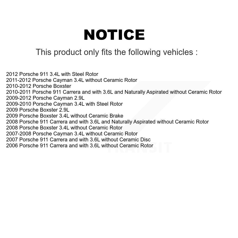 Capteur d'usure des plaquettes de frein avant pour Porsche 911 Cayman Boxster SEN-2BWS0179