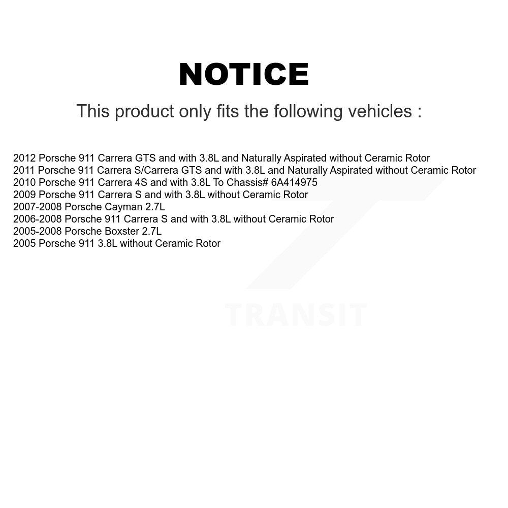 Capteur d'usure des plaquettes de frein avant pour Porsche 911 Boxster Cayman SEN-2BWS0180