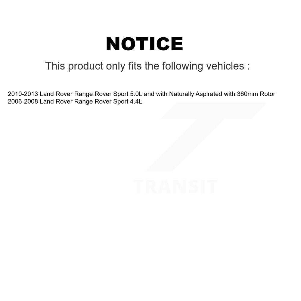 Capteur d'usure des plaquettes de frein avant pour Land Rover Range Sport SEN-2BWS0195