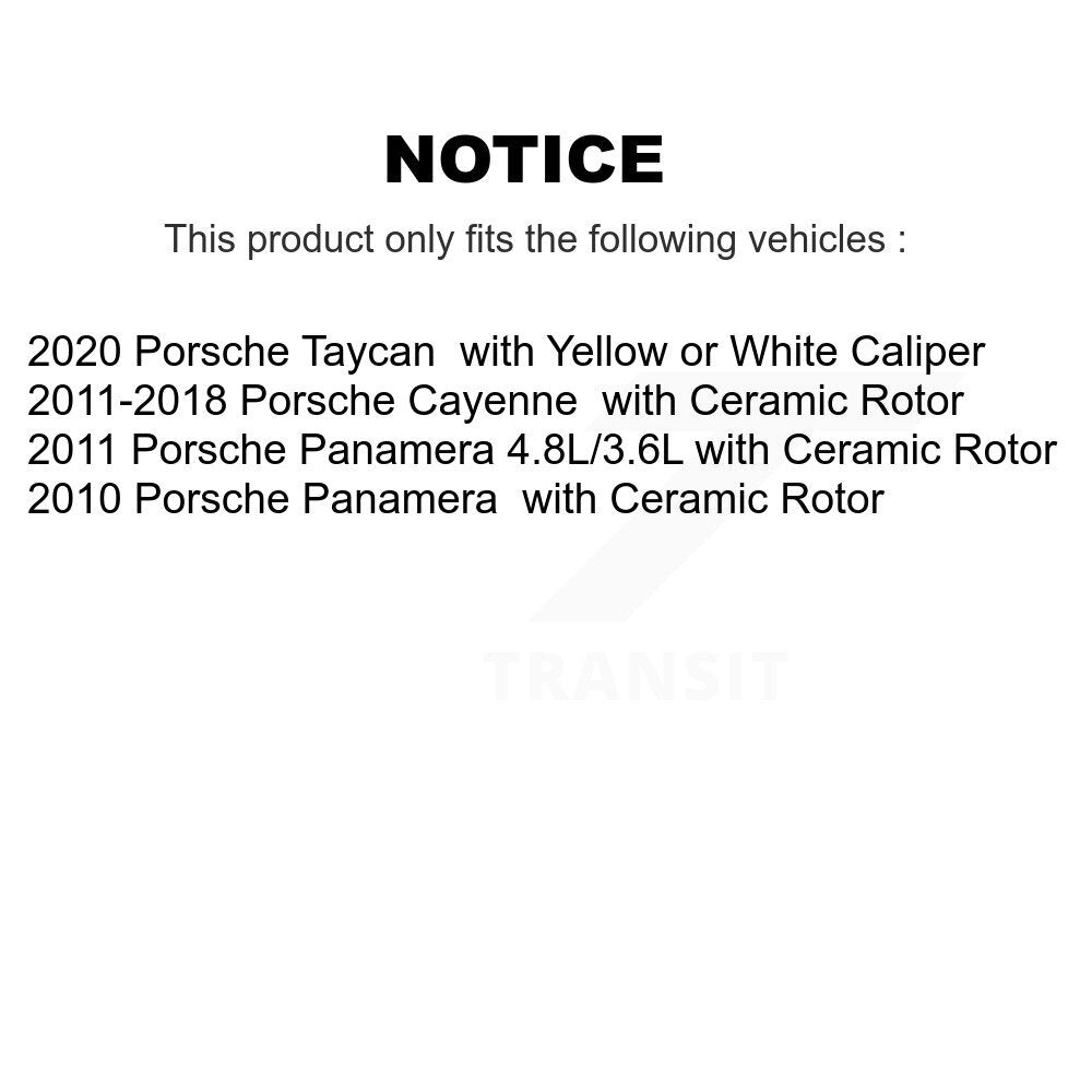Capteur d'usure des plaquettes de frein avant, pour Porsche Cayenne Taycan Panamera SEN-2BWS0216