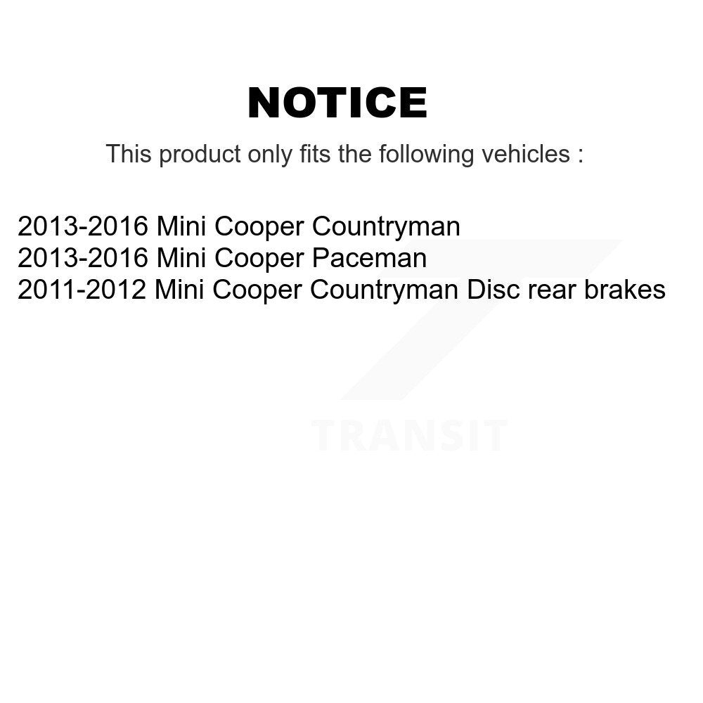Capteur d'usure des plaquettes de frein arrière, pour Mini Cooper Countryman Paceman SEN-2BWS0249