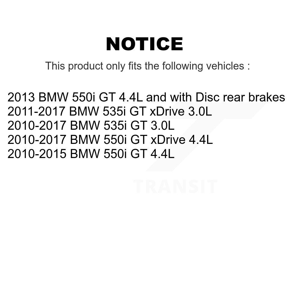 Capteur d'usure des plaquettes de frein arrière, pour BMW 535i GT xDrive 550i SEN-2BWS0267