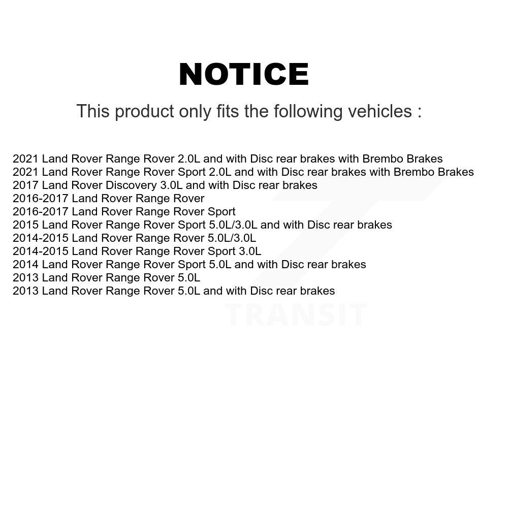 Capteur d'usure des plaquettes de frein arrière, pour Land Rover Range Sport Discovery SEN-2BWS0307