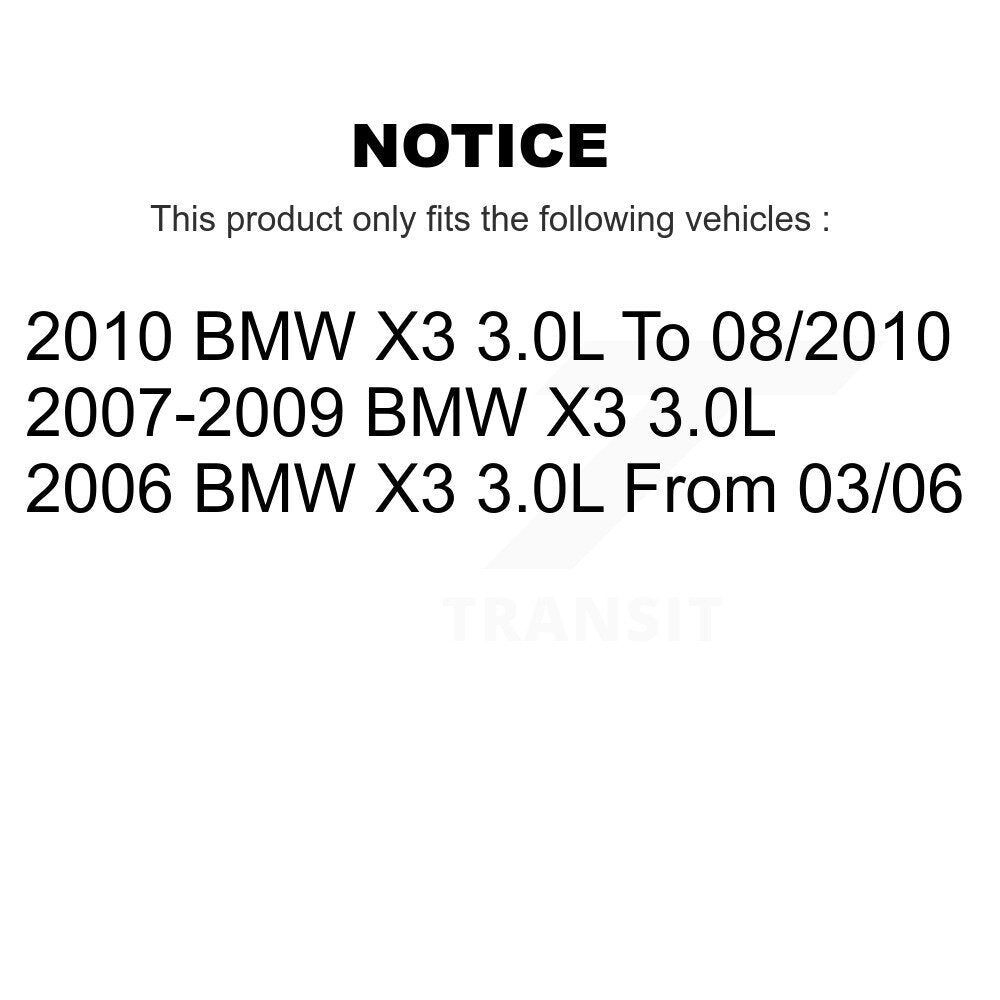 Capteur d'usure des plaquettes de frein avant pour BMW X3 3.0L SEN-2BWS0395