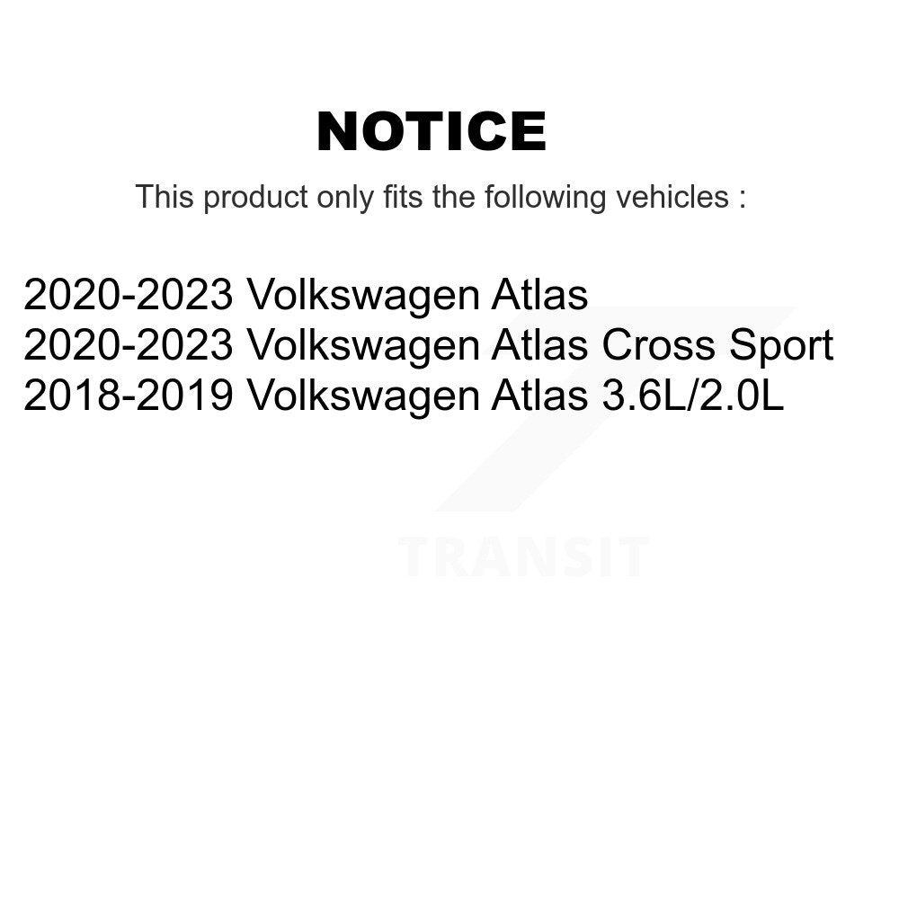 Capteur d'usure des plaquettes de frein avant pour Volkswagen Atlas Cross Sport SEN-2BWS0428