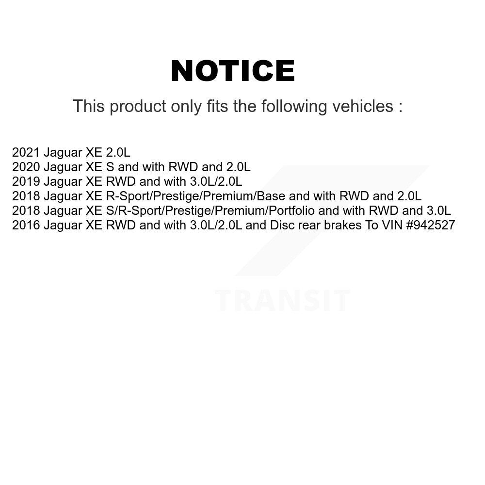 Capteur d'usure des plaquettes de frein avant pour Jaguar XE SEN-2BWS0490