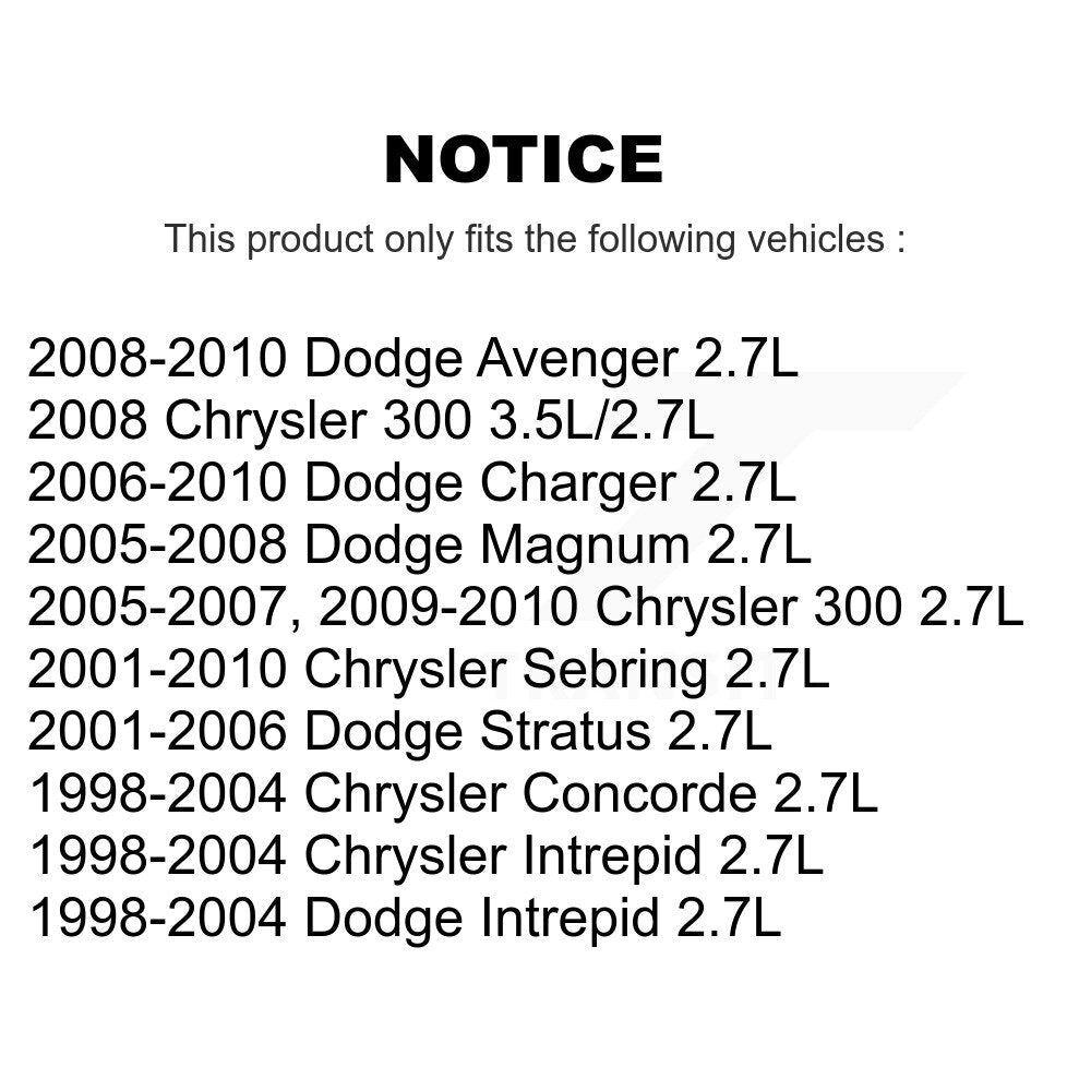 Capteur de Position d'arbre à cames de moteur pour Chrysler Dodge Sebring 300 chargeur Avenger