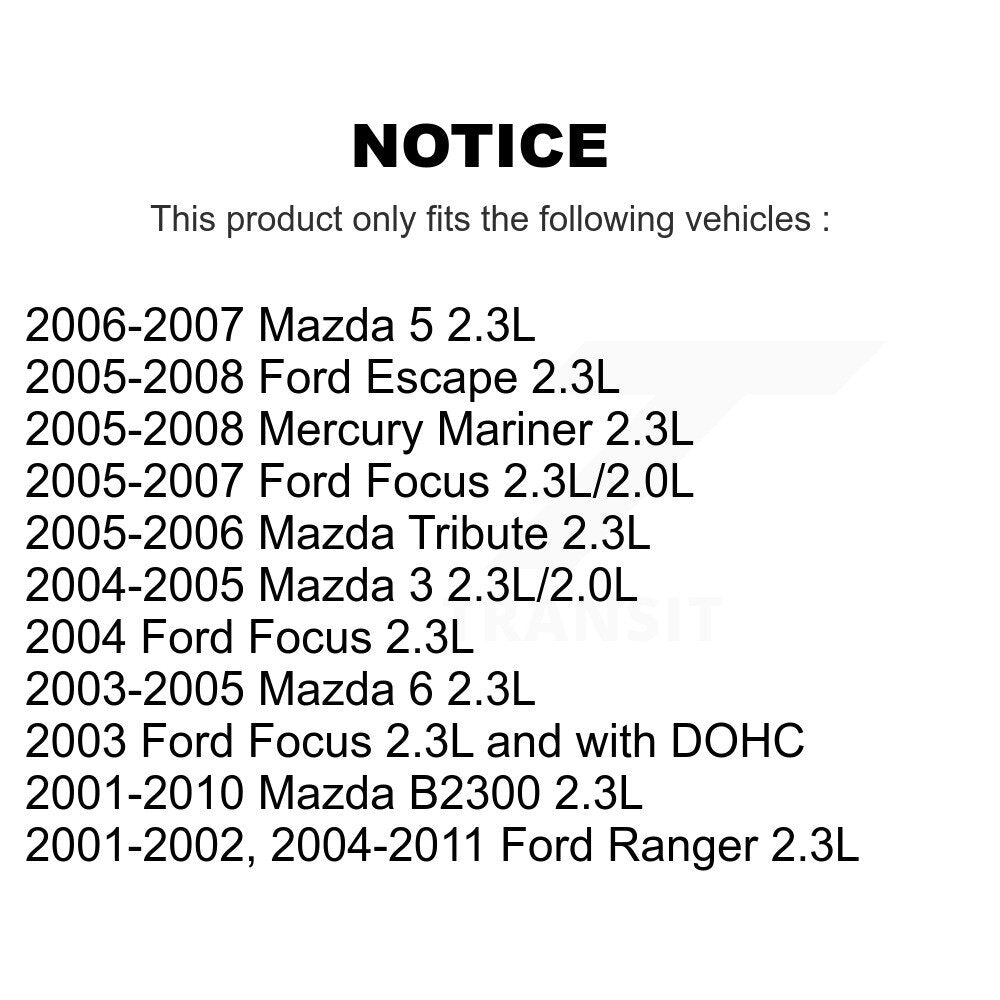 Capteur de Position d'arbre à cames moteur pour Ford Ranger Escape Focus Mazda 3 5 6 B2300