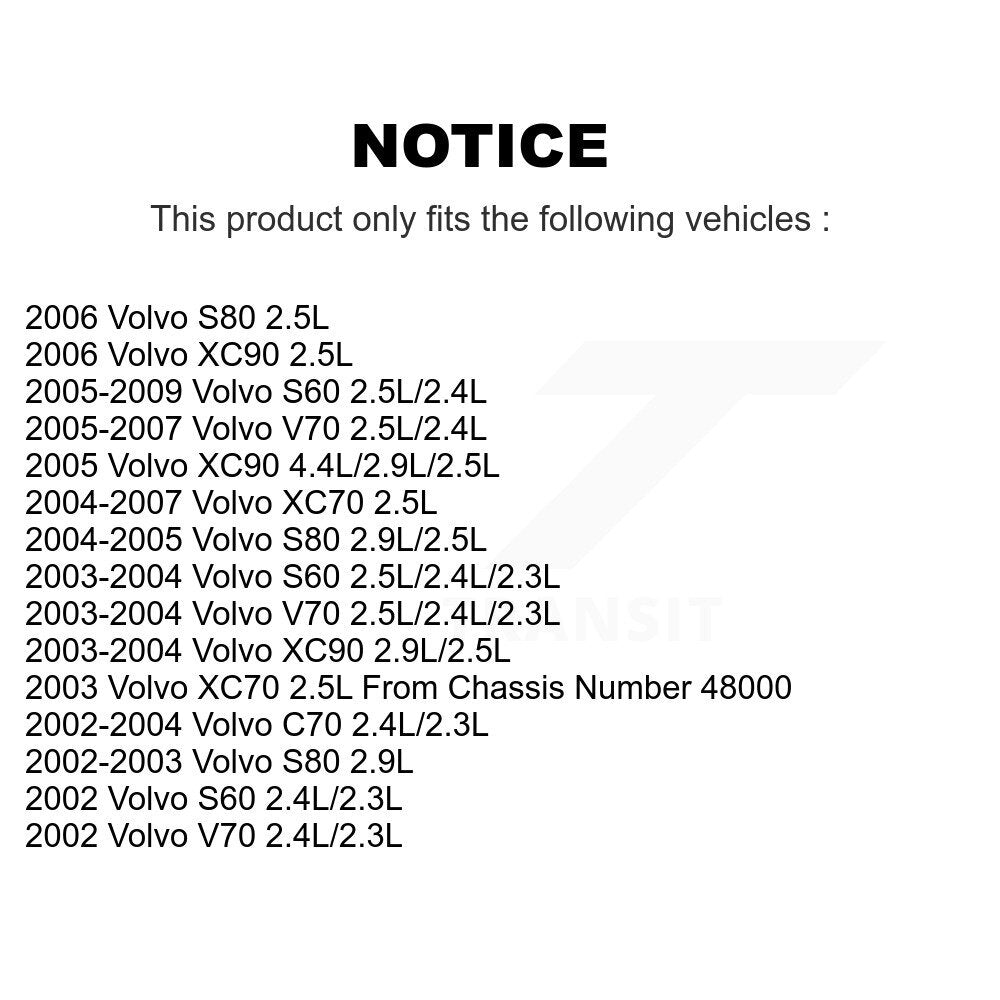 Capteur de Position d'arbre à cames moteur pour Volvo S60 XC70 XC90 V70 S80 C70 SEN-2CAM051