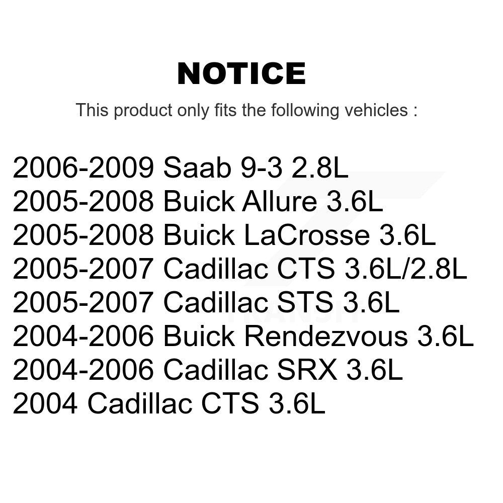 Capteur de Position de vilebrequin de moteur pour Buick LaCrosse Cadillac Allure CTS Saab