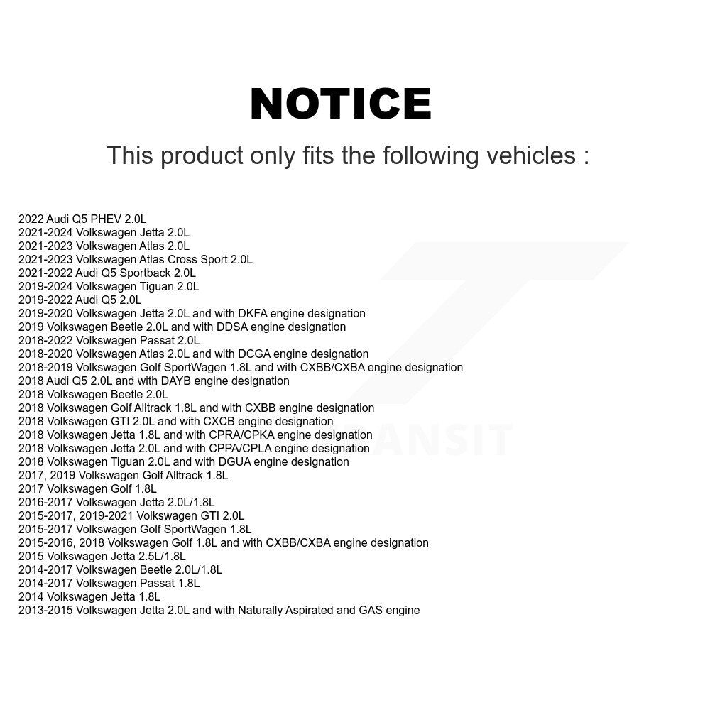 Capteur de Position de vilebrequin de moteur pour Volkswagen Jetta Tiguan Atlas Golf Audi Q