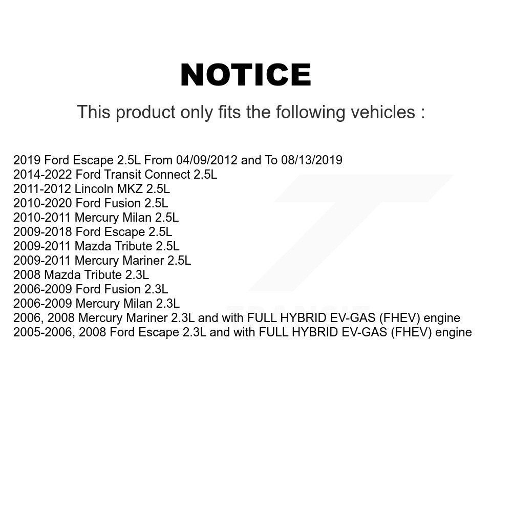 Capteur de Position de vilebrequin de moteur pour Ford Escape Fusion Transit Connect Mazda