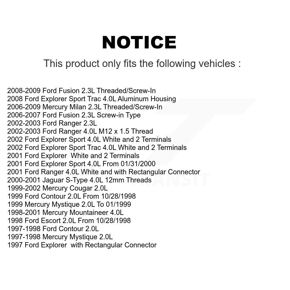 Capteur de température du liquide de refroidissement du moteur, pour Ford Fusion Ranger Explorer Sport Trac