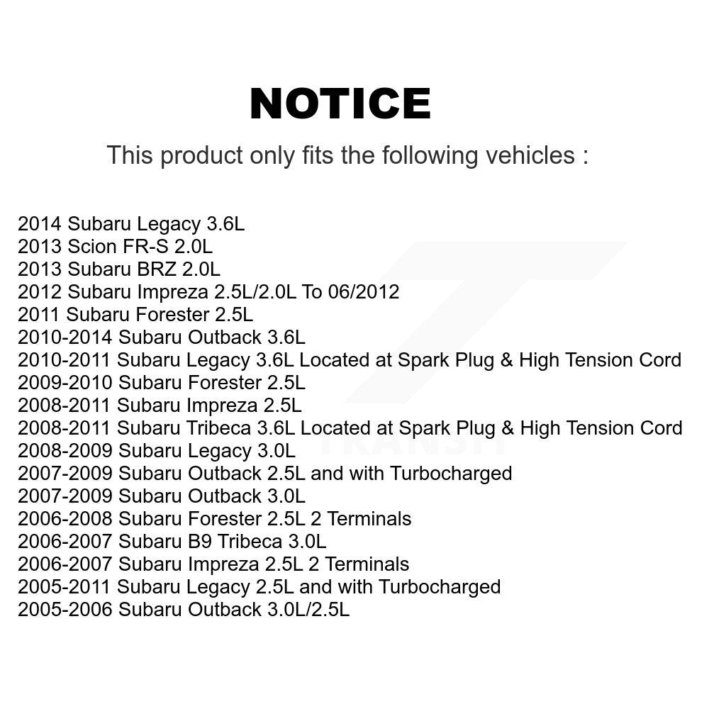Capteur de température du liquide de refroidissement du moteur, pour Subaru Outback Impreza Forester Legacy BR