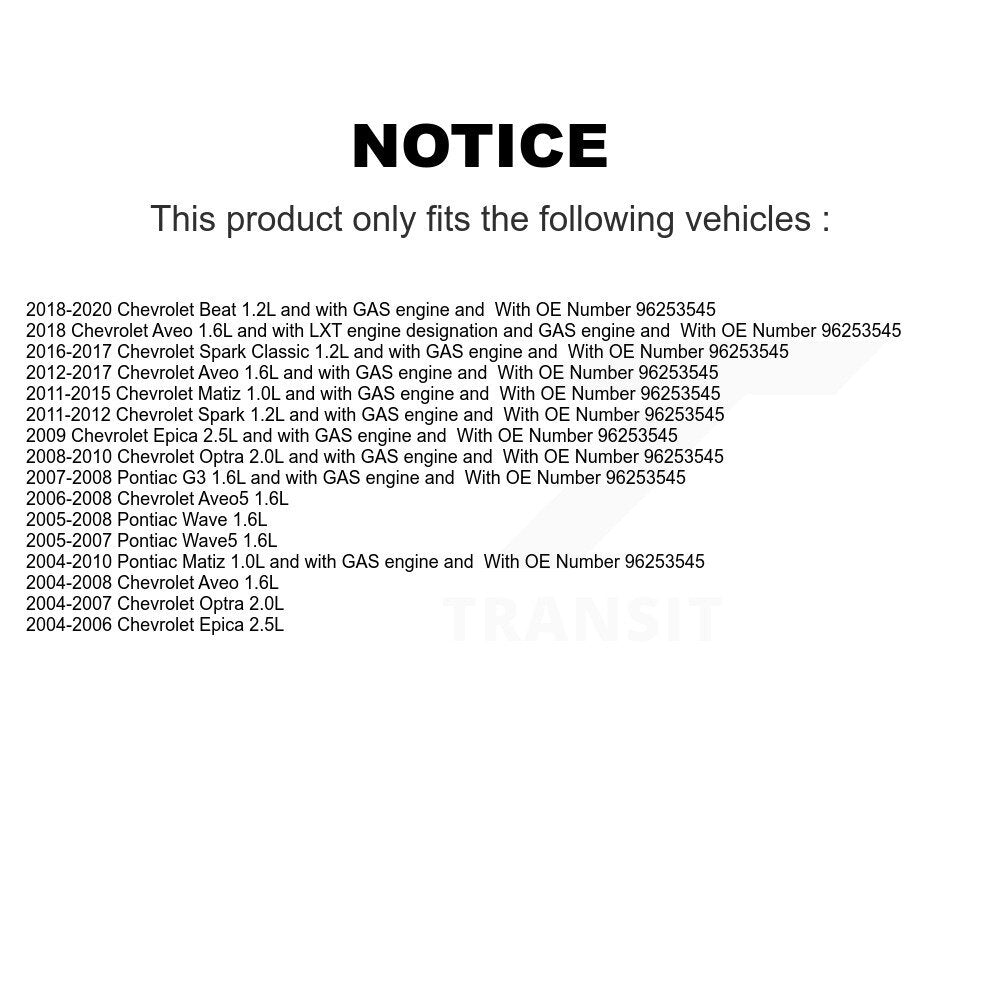 Capteur de coup d'allumage (détonation) pour Chevrolet Pontiac Wave Aveo Aveo5 Optra
