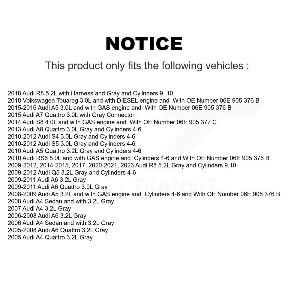 Capteur de coup d'allumage (détonation) pour Audi Q5 A6 Quattro S4 S5 R8 A5 A4 A8 A7
