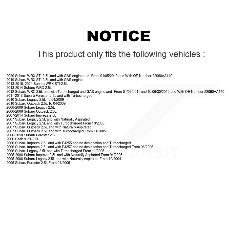 Capteur de coup d'allumage (détonation) pour Subaru Impreza Forester Outback Legacy