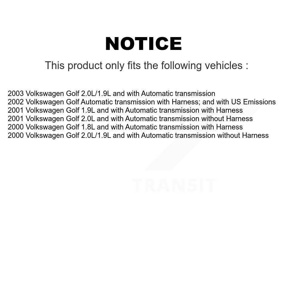 Capteur de vitesse de véhicule pour Volkswagen Golf SEN-2VSS0023