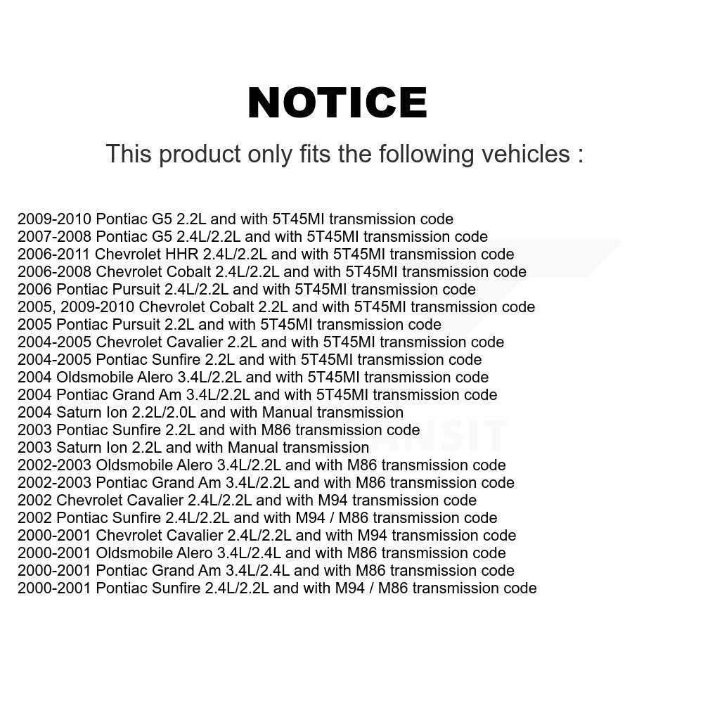 Capteur de vitesse de véhicule pour Chevrolet Cobalt Pontiac G5 Sunfire Cavalier HHR Grand
