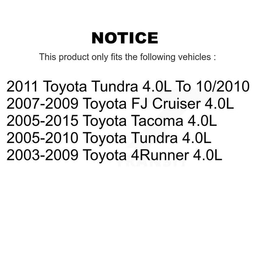 Solénoïde de distribution variable de soupape de moteur gauche (VVT) pour Toyota Tacoma Tundra FJ