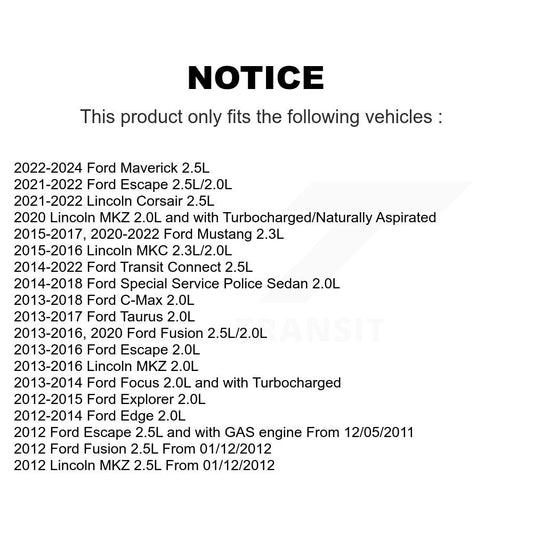 Solénoïde de distribution variable de moteur (VVT) pour Ford Escape Fusion Focus Edge