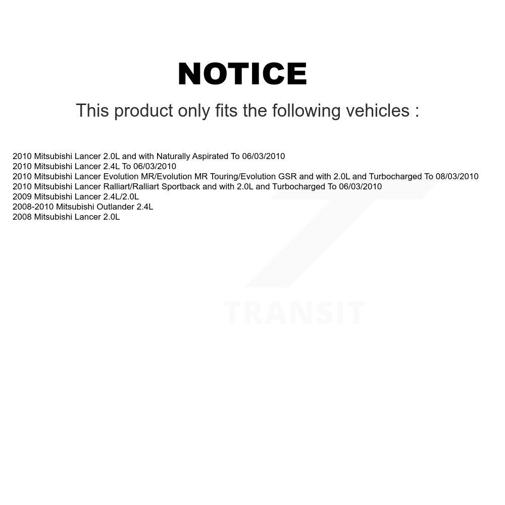 Solénoïde de distribution variable de moteur arrière (VVT) pour Mitsubishi Lancer Outlande
