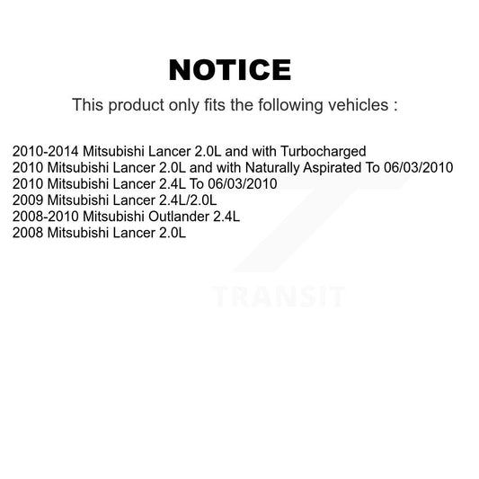 Solénoïde de distribution variable de soupape de moteur avant (VVT) pour Mitsubishi Lancer