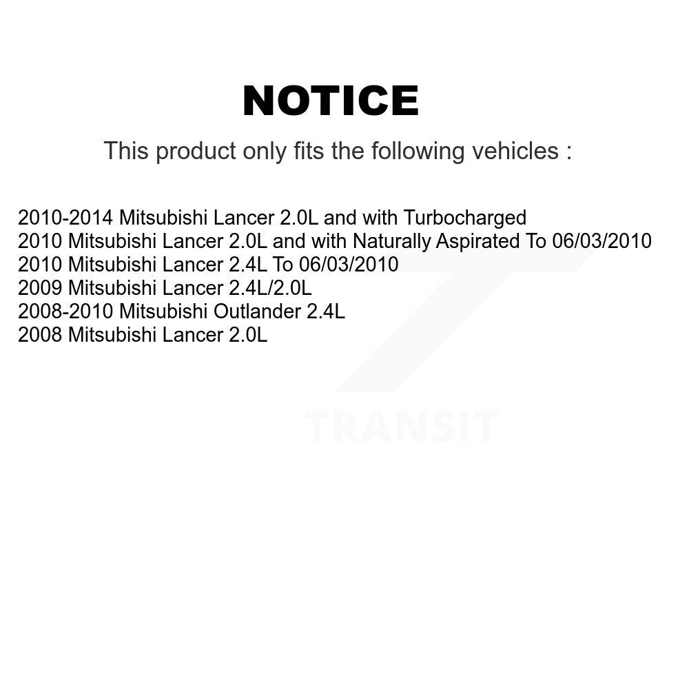 Solénoïde de distribution variable de soupape de moteur avant (VVT) pour Mitsubishi Lancer