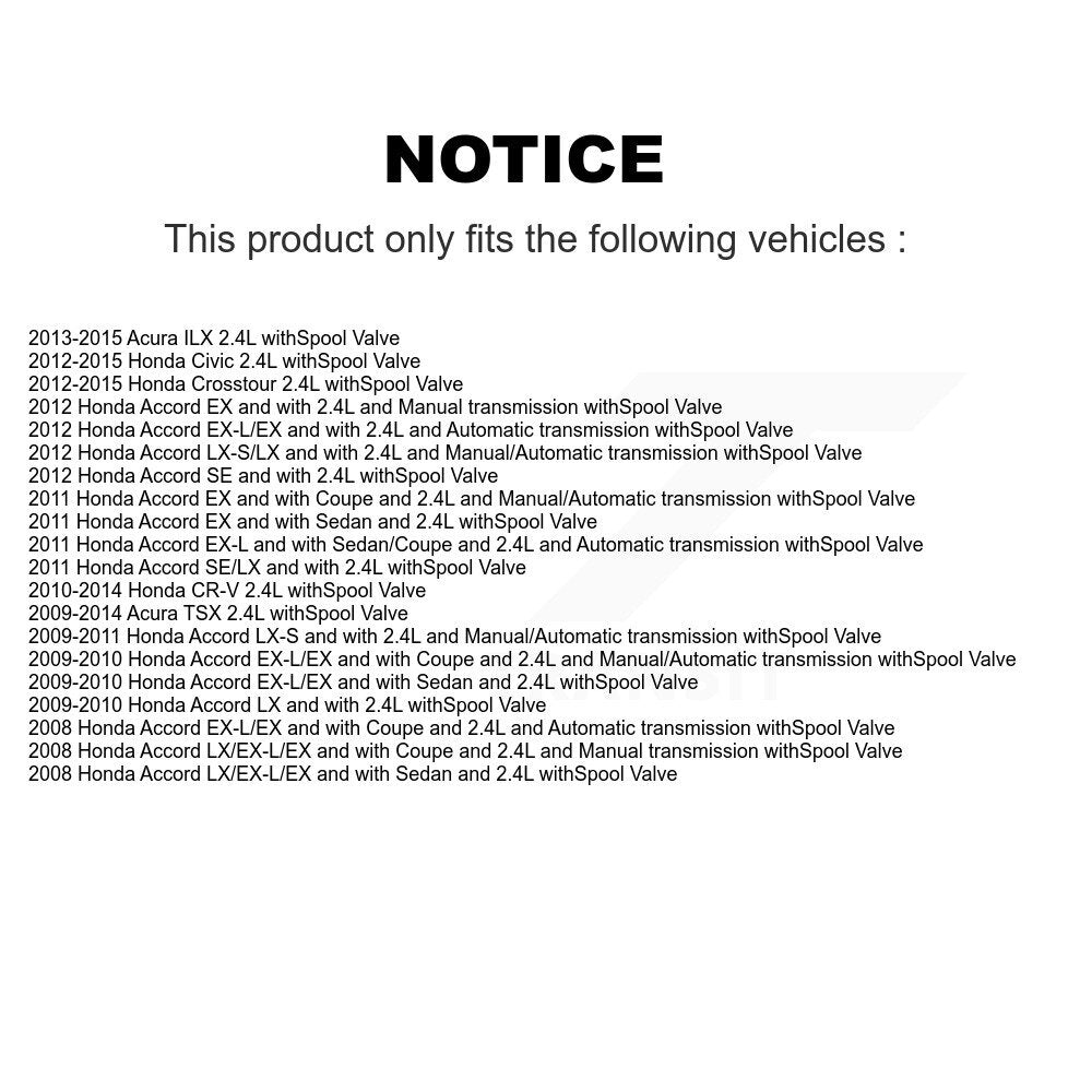 Solénoïde de distribution Variable de moteur (VVT), pour Honda Civic CR-V Accord Acura