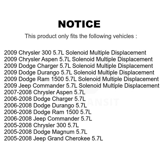 Solénoïde de distribution variable de moteur (VVT) pour Dodge Ram 1500 Jeep Chrysler 30
