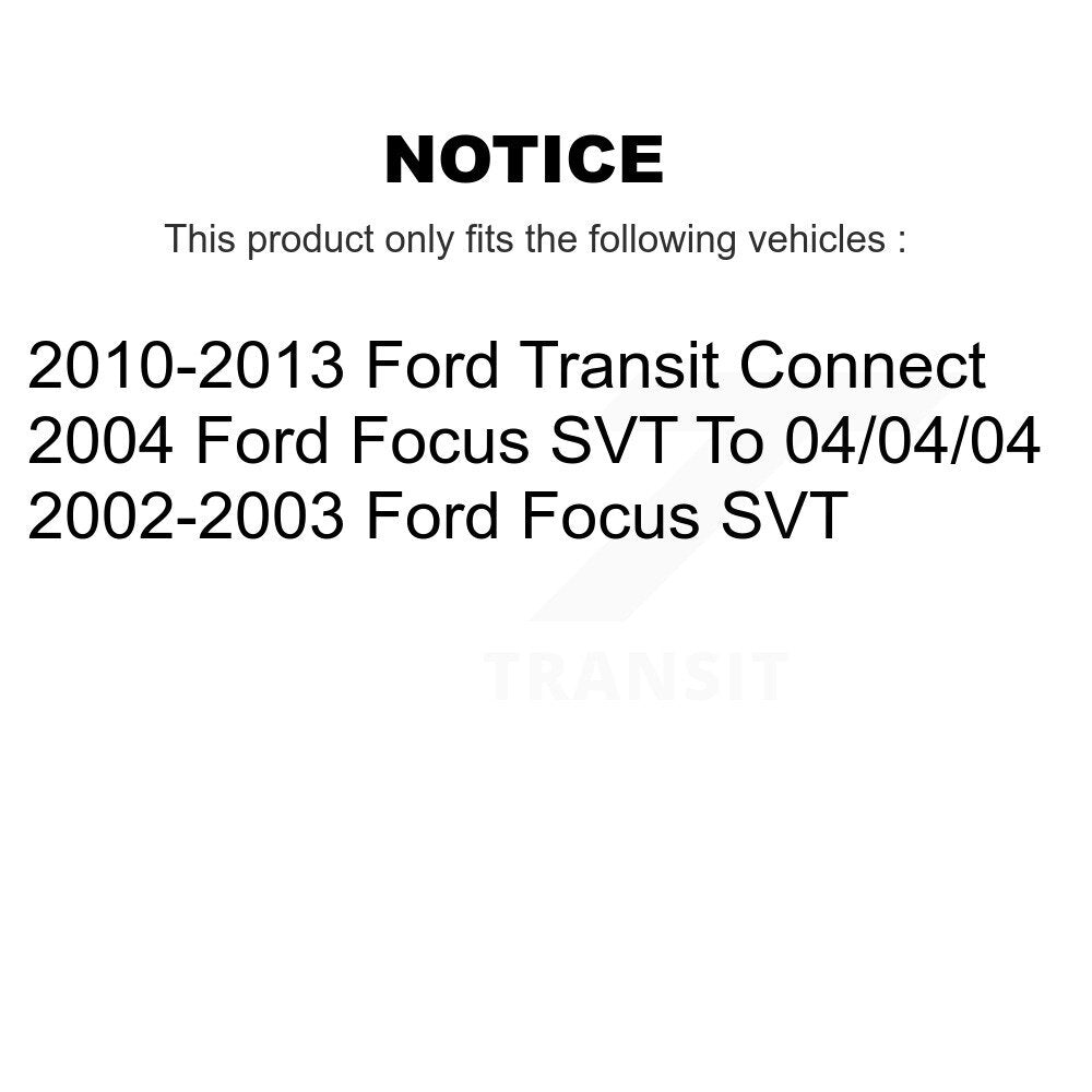 Plaquettes de frein à disque semi-métalliques avant pour Ford Transit Connect Focus SIM-970