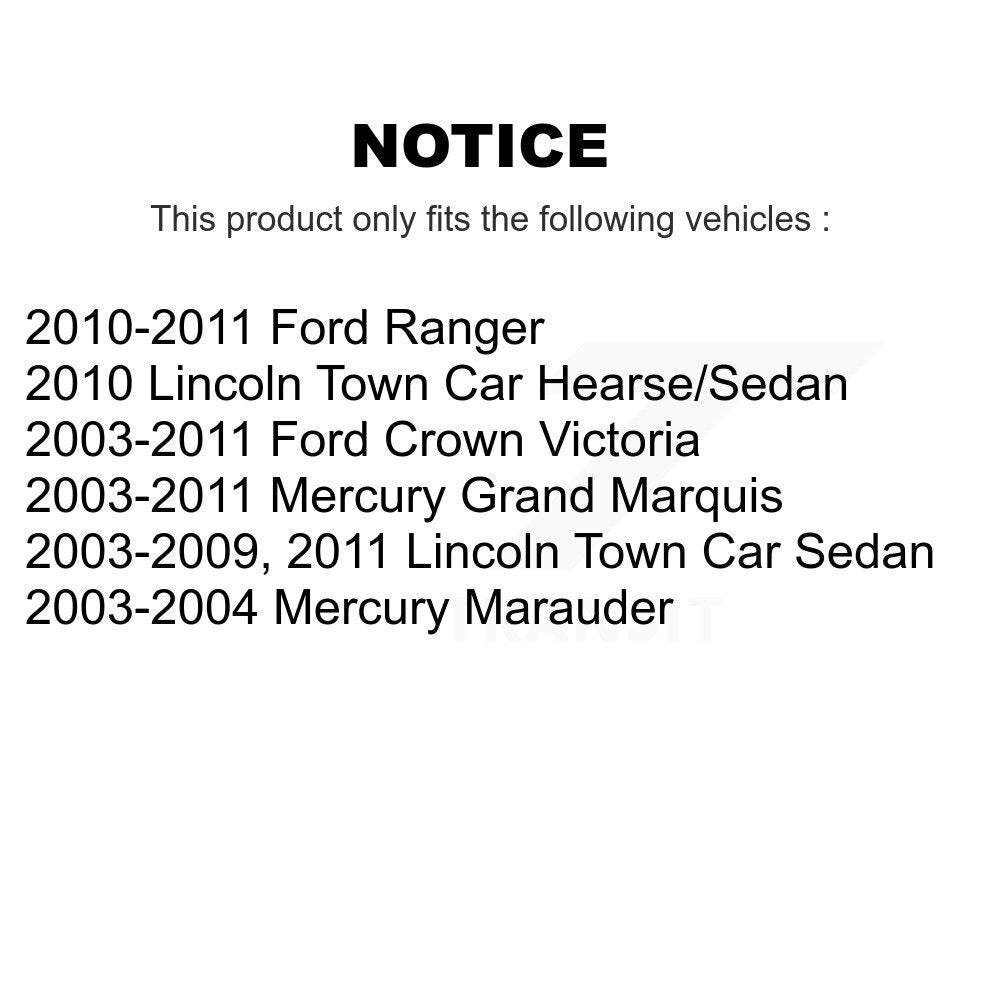 Étrier de frein arrière pour Ford Ranger Crown Victoria Lincoln Town Car Mercury Gran