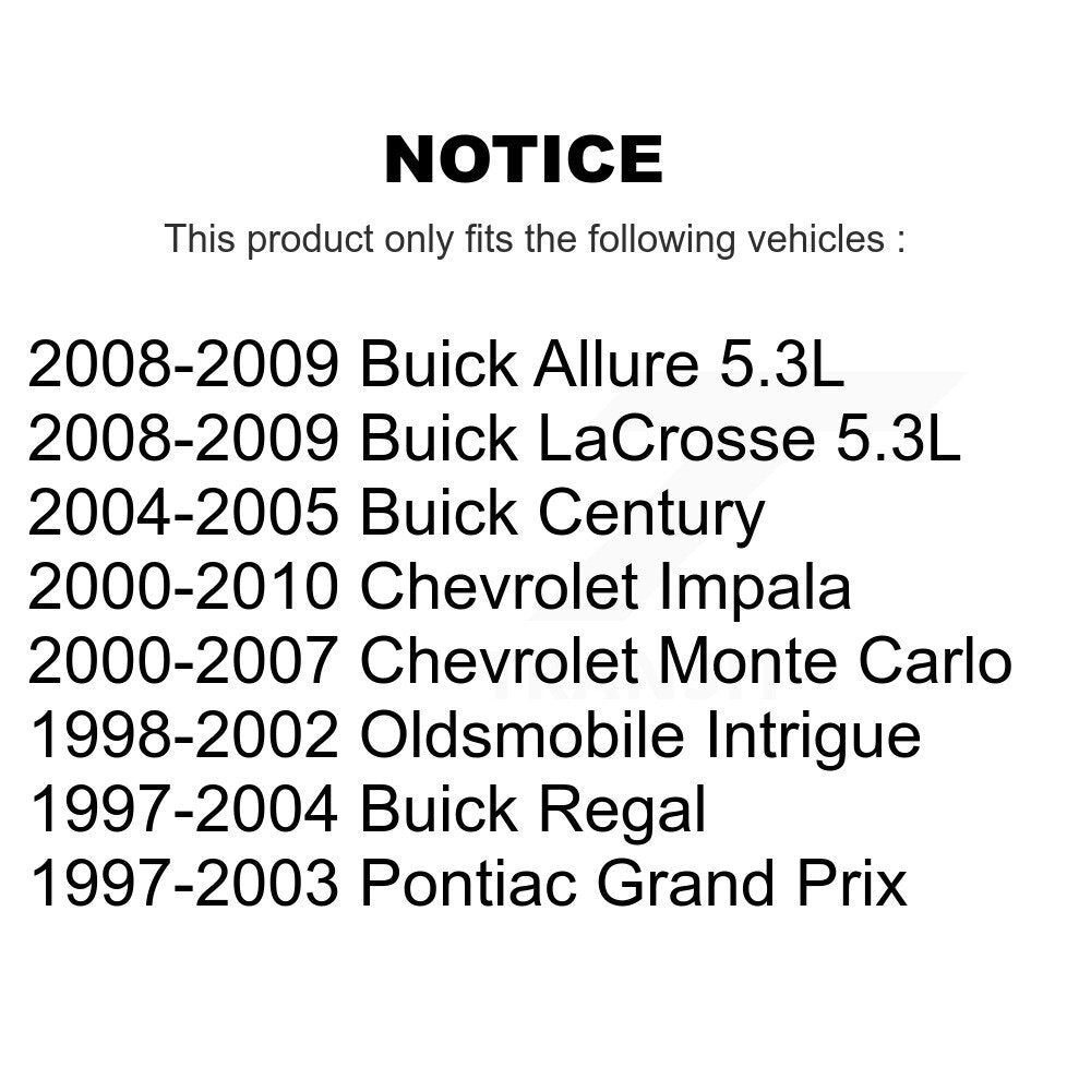 Étrier de frein arrière gauche pour Chevrolet Impala Buick LaCrosse Monte Carlo Pontiac